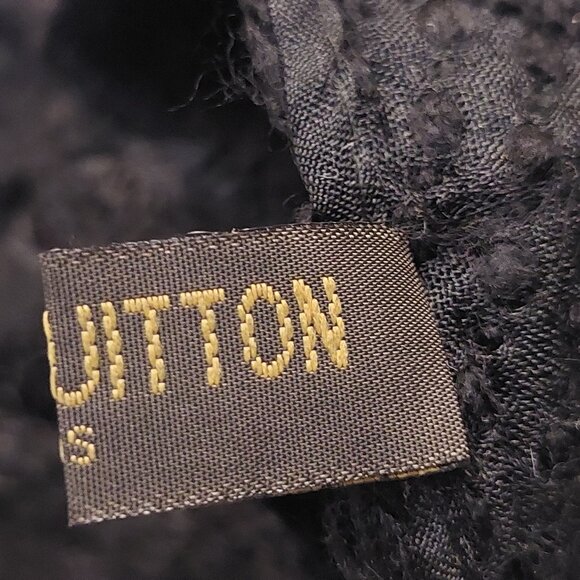 Louis Vuitton LV Black Monogram Logomania Scarf Pre-Owned - Picture 9 of 9